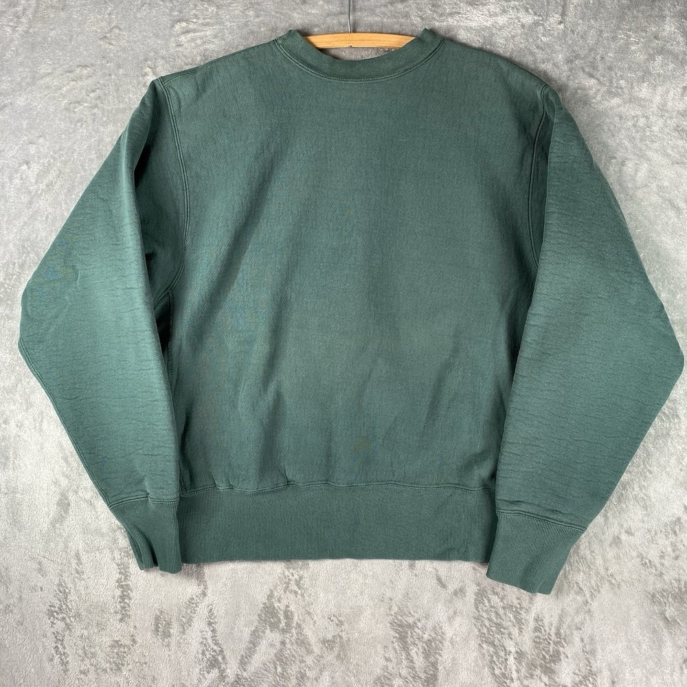 Vtg Camber Sweatshirt Mens Sz L Forest Green Heavyweight Crew Neck Pullover USA